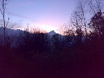 Il tramonto sul Monviso