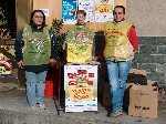 Alcuni dei volontari rifreddesi che hanno preso parte alla raccolta dei viveri