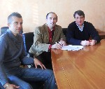 Un momento della riunione per la firma del Protocollo