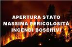 Massima pericolosità incendi boschivi