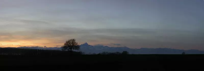 Monviso al tramonto