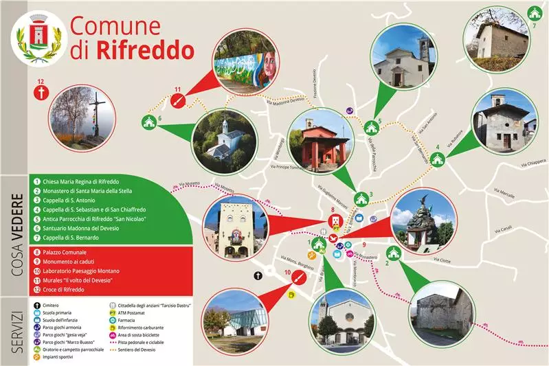 Mappa Turistica Rifreddo