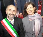 Il sindaco di Rifreddo con la presidente della Camera Laura Boldrini